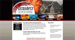 Desktop Screenshot of integrityrestore.com